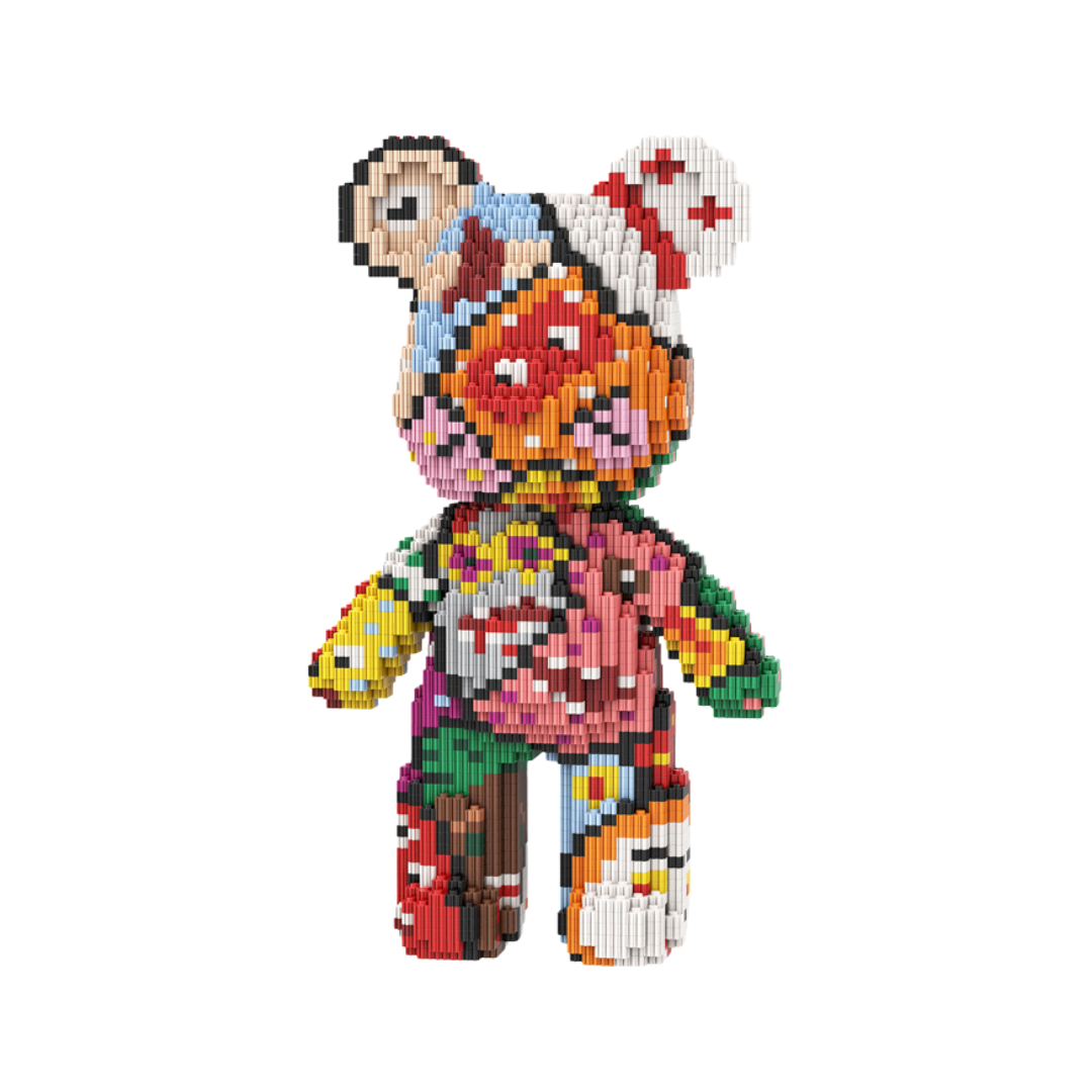 ◆ Milky Bear TYTANEX™ 12-inch BearBrickz